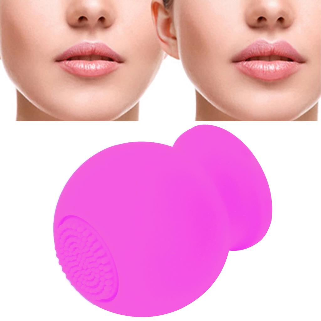 Lip Plumper Device Buty Mouth Quickly Face Cln   Silicone Lip Pump With Brush