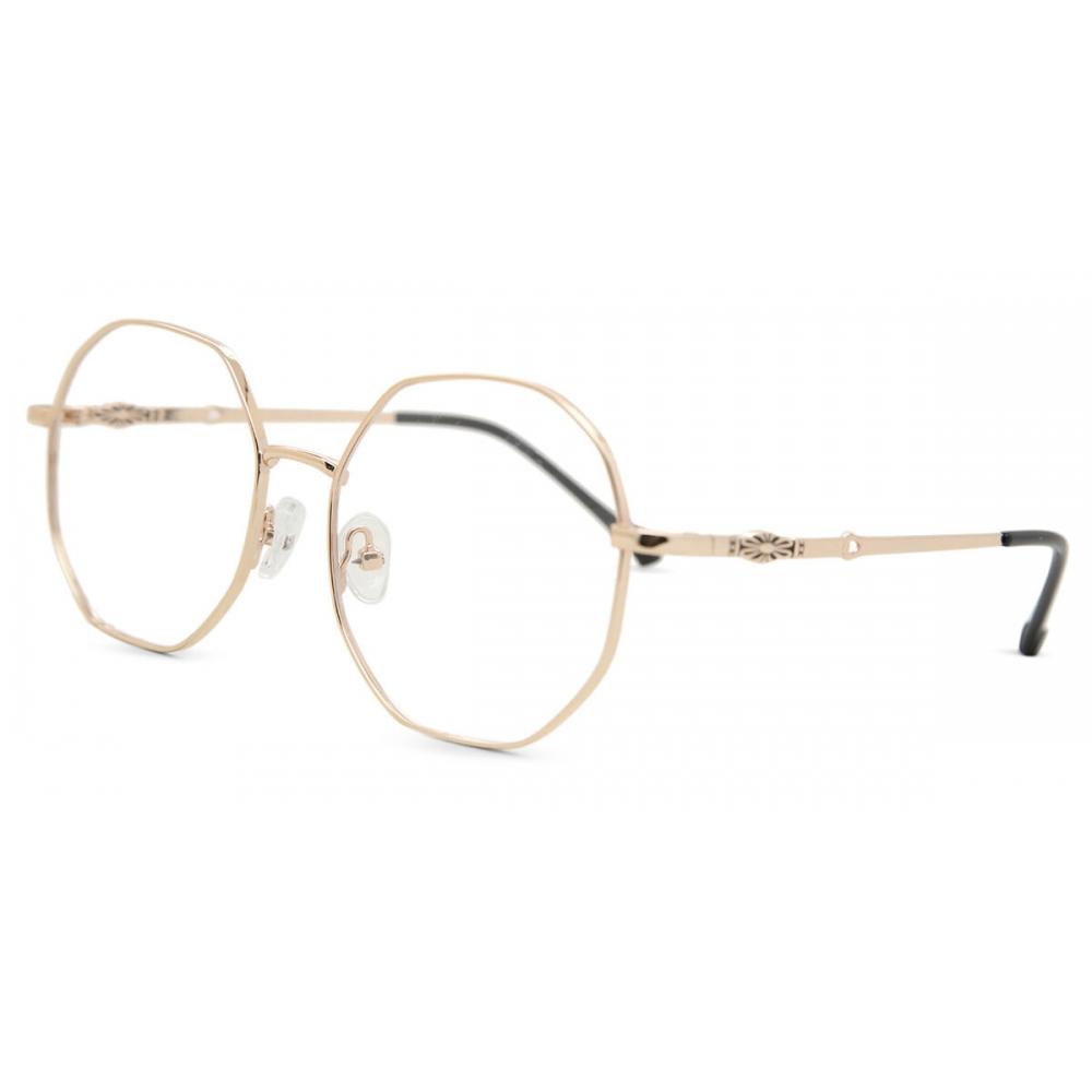 Full Rim Oval Gold Smartbuy Collection Tobeatic L123c Fashion Unisex Eyeglasses