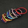 Noter New Lucky Rope Bracelet Unisex Stainless Steel Clasp Adjustable Braclet Friendship Jewelry Accessories Gift For Lovers