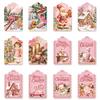 Holiday Season Paper Gift Tags With Vintage Style 60pcs For Christmas Celebrations