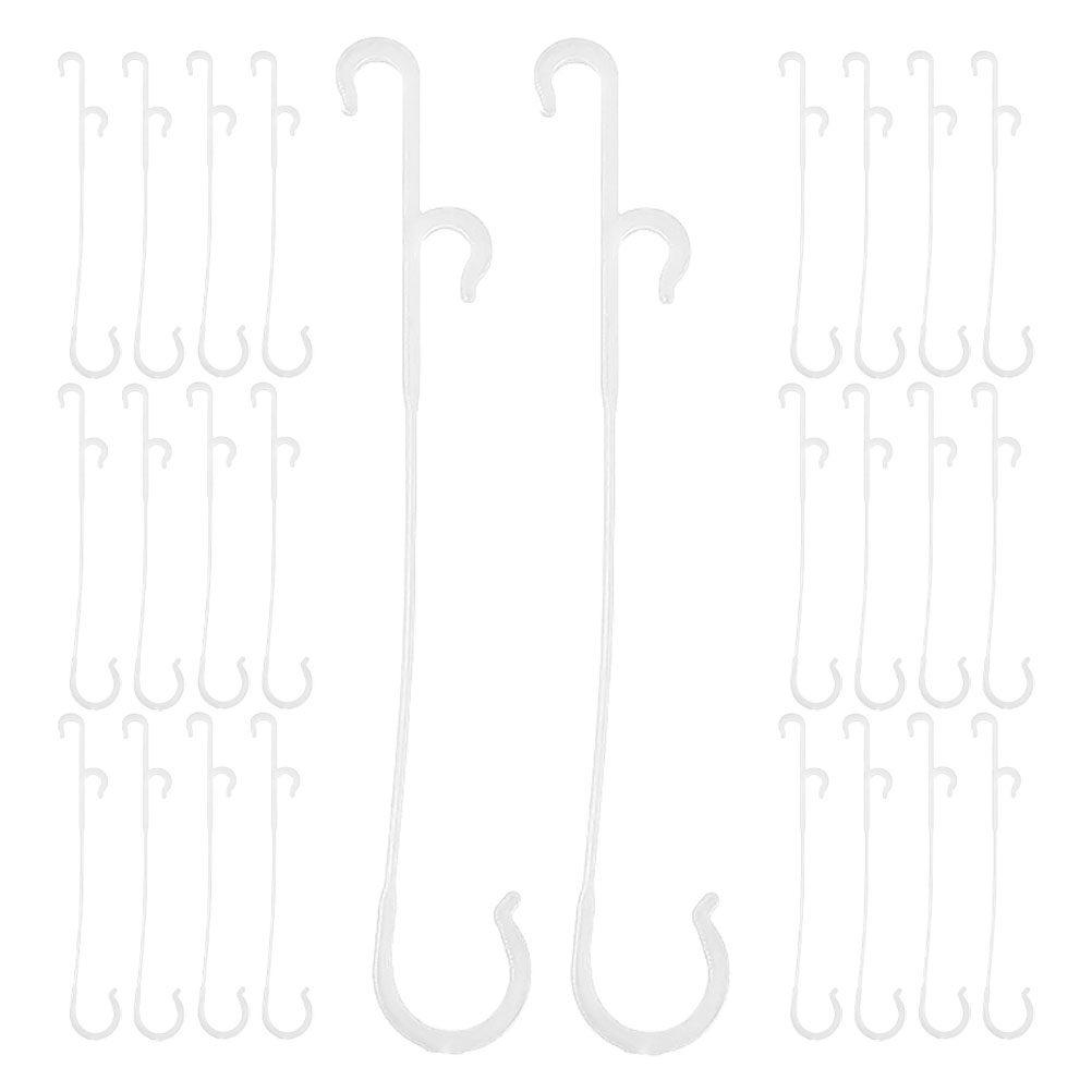 100Pcs Reusable Tomato Support Clips Plastic Garden Plant Clips for Grape Vines Climbing Plants Tomato Hanging Hooks Vine Stem
