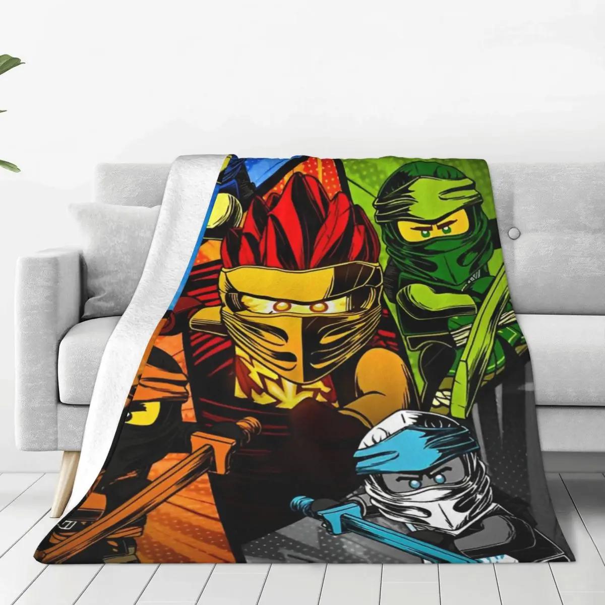 

Плед N-ninjagos Фланелевый Забавный Теплый Пледы для Покрывала Лето 75x90cm