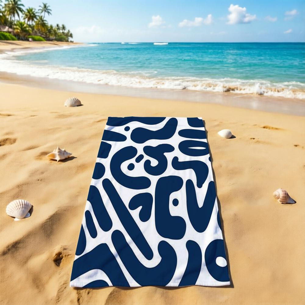 Textile A-African Style Fabric Prints Towel Dry Microfiber Bath Towel for Swimming Surfing Camping Unisex Holiday