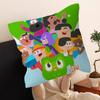 Funnyt D-Duolingo Pillow Covers Cartoon Sofa Decorative Home Double-sided Printing Short Plush Cute Cushion Cover