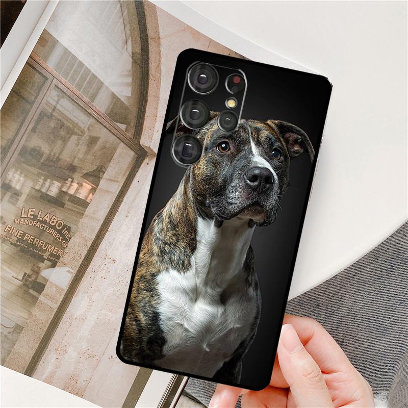 Pit Bull Pitbull Dog Phone Case For Samsung Galaxy S24 Ultra S9 S10 S20 S22 S21 Plus S23 FE S25 Ultra Full Cover