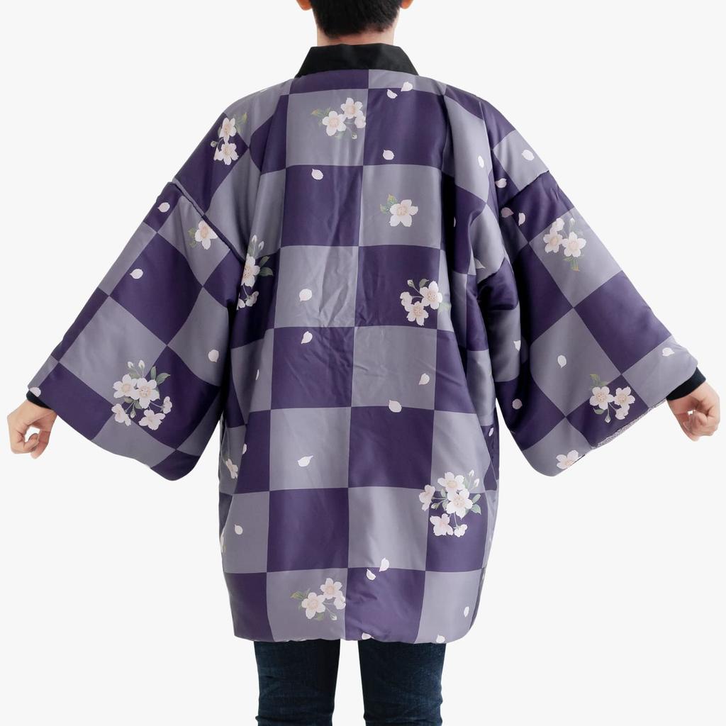 KYOETSU Reversible Hanten with Cotton Lining Men's (Winter Jacket) (Size M, 1A-1B)