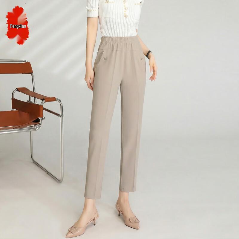 Women s Elastic Waist Summer Pants 3XL