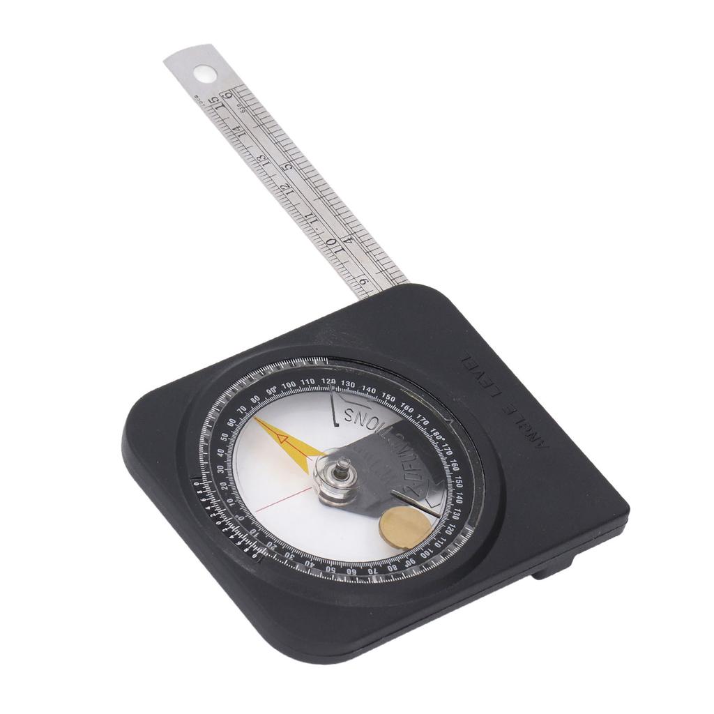 Magnetic Angle Finder Multi Functional Angle Measuring Tool with Removable Stainless Steel Ruler
