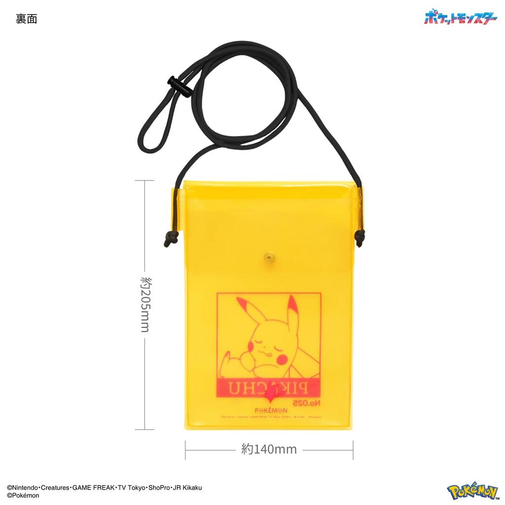 Gourmandies Pokemon IIIpocket Clear Smartphone Pouch Pikachu POKE-984A