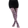 Multicolor Patterned Footed Tights for Women Printed Pantyhose Stockings for Dress Skirt Layering In Spring Fall Office and Daily Wear