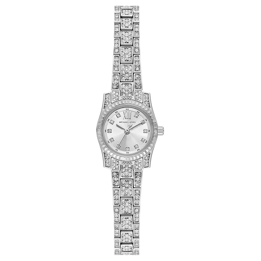 

Мини-часы Lexington Pavé серебристого тона MK4864 Silver Dial