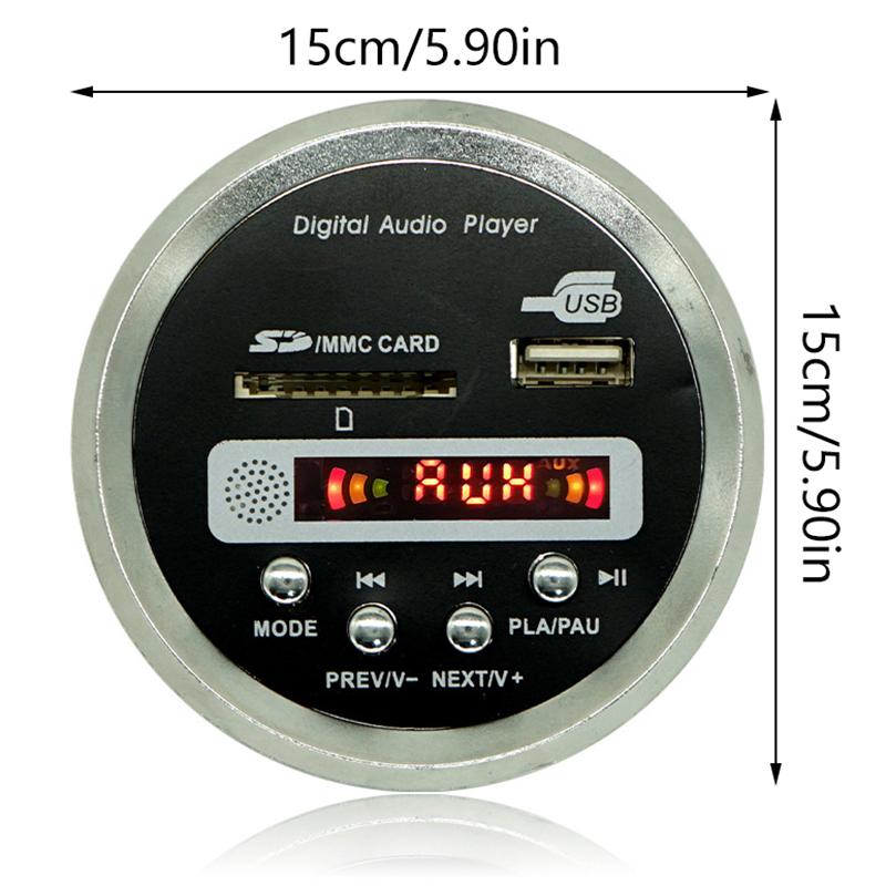 JQ-D122BT With Bluetooth Amplifier MP3 Decoder Board Bluetooth 5.0 Car MP3 Player USB FM Decoder Board