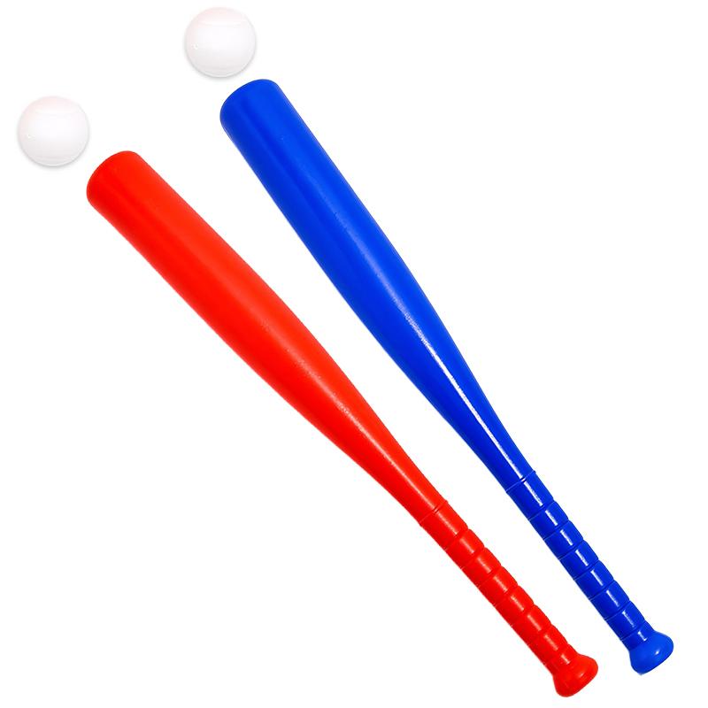 

Baseball Set Colorful Plastic Baseball Bat with Ball Outdoor Park Portable Lightweight Fun Sport Game Batting Skill Practice ZYF Other