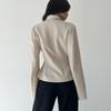 Temperament Slim Suit Women's Solid Color Simple Suit Jacket New Daily Commuting Fashion Suit Jacket New Style