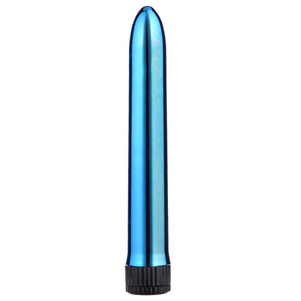 Variable Speed 7-Inch Electroplated Vibrator for Women - Silent Self-Pleasure Massager