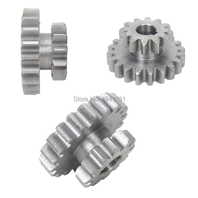 2 szt. Wysokie i niskie metalowe koło zębate przekładni T29xT21&T20xT12 SIEG C2&C3-014G/024G JET BD-6 Tokarka metalowa Koło zębate podwójne wału głównego