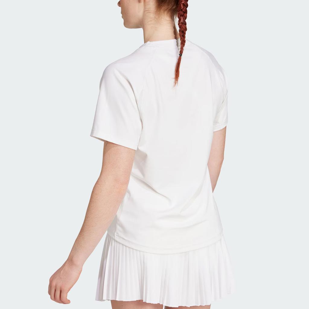 Adidas Climacool Tennis Club Logo Short Sleeve T-Shirt Women Tops JZ4921