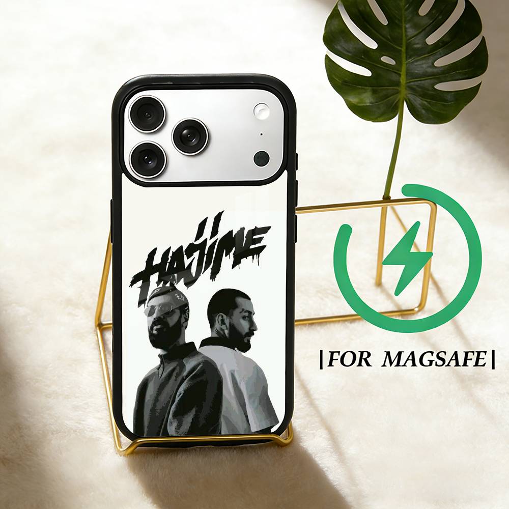 MiyaGi H-Hajime Andy Panda   Phone Case For iPhone 17 16 15 14 13 12  Pro Max Plus for Magsafe Mirror Wireless Magnetic Cover