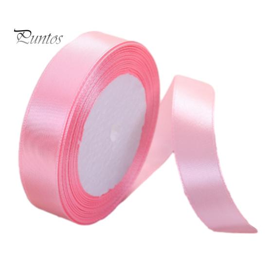 

25-ярдова атласна реміснича стрічка, гладка, однотонна, міцна на розрив, 2 см, святкова вечірка, різдвяний торт, подарунковий пакет, декоративна стрічка