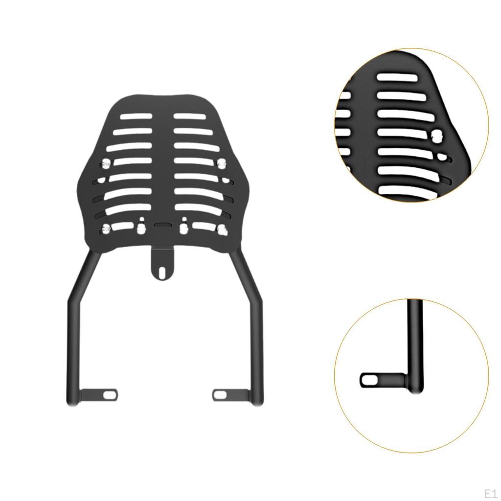 Motorrad Hinten Fracht Träger Rack Gepäck Ersetzt Schwarz Panel Halter Unterstützung Regal Werkzeug