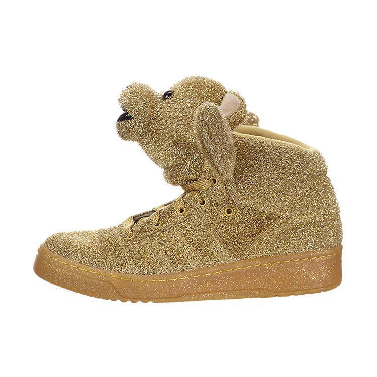 

Adidas Кроссовки унисекс Jeremy Scott Bear Tinsel коричневые Supcol Ltolgo G96188