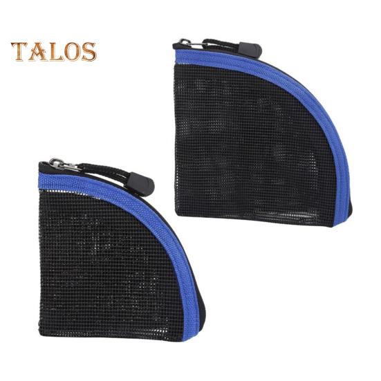 Brieftasche für Fliegenfischer-Vorfach, schwarzes Netzgewebe, Tasche für Vorfachschnüre, Aufbewahrungstasche für Salzwasser- und Süßwasserfischen