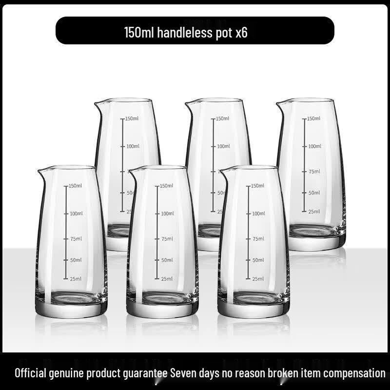 Elegant Handmade Glass Baijiu Decanter Set
