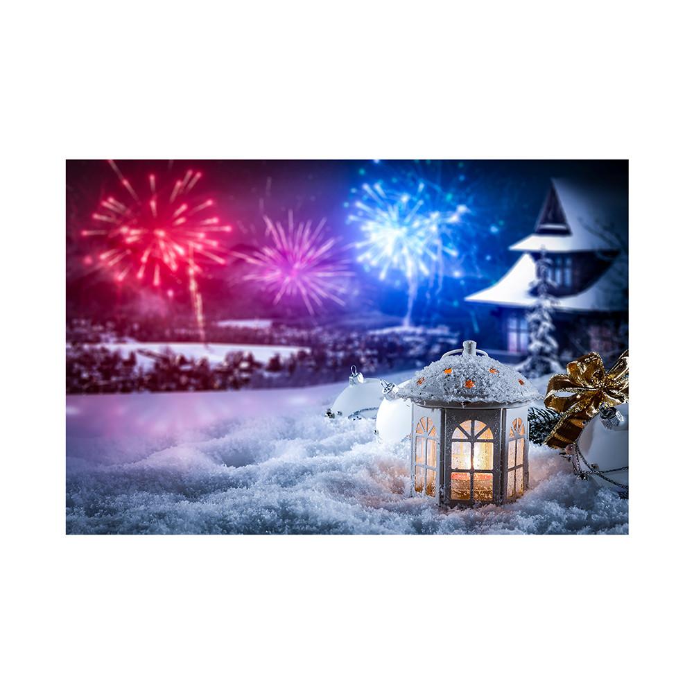 Plakat Świąteczny Scena Śnieżna Rekwizyty Tła Festiwalowego do Dekoracji Domu, Imprez, Studia, Uroczystości Plenerowych, Ślubu