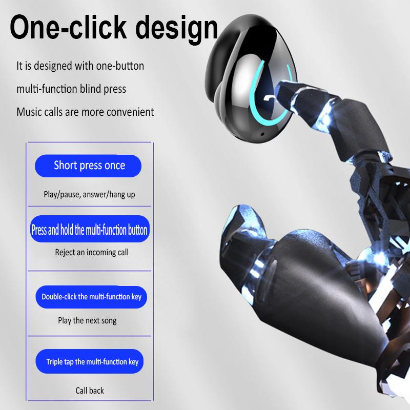 Bluetooth Headsets Wireless Headphones Air-conduction With Microphone Handsfree Clip-on-ear Earphones For Driving Work Audifonos