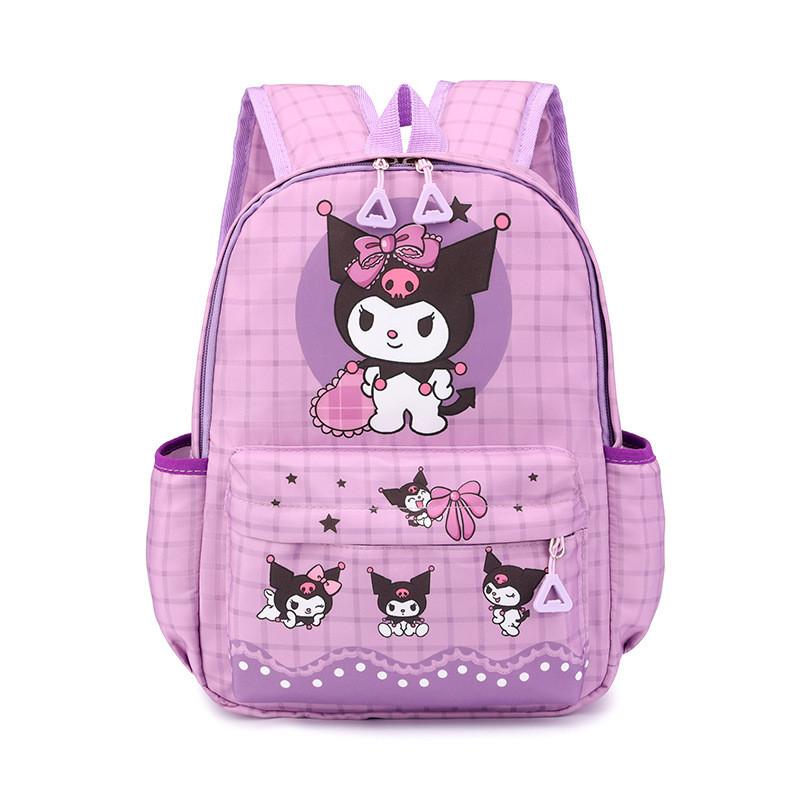 Kuromi Melody Hello Kitty Pochacco Cinnamoroll Backpack With Lightweight Nylon For School Use Kuromi