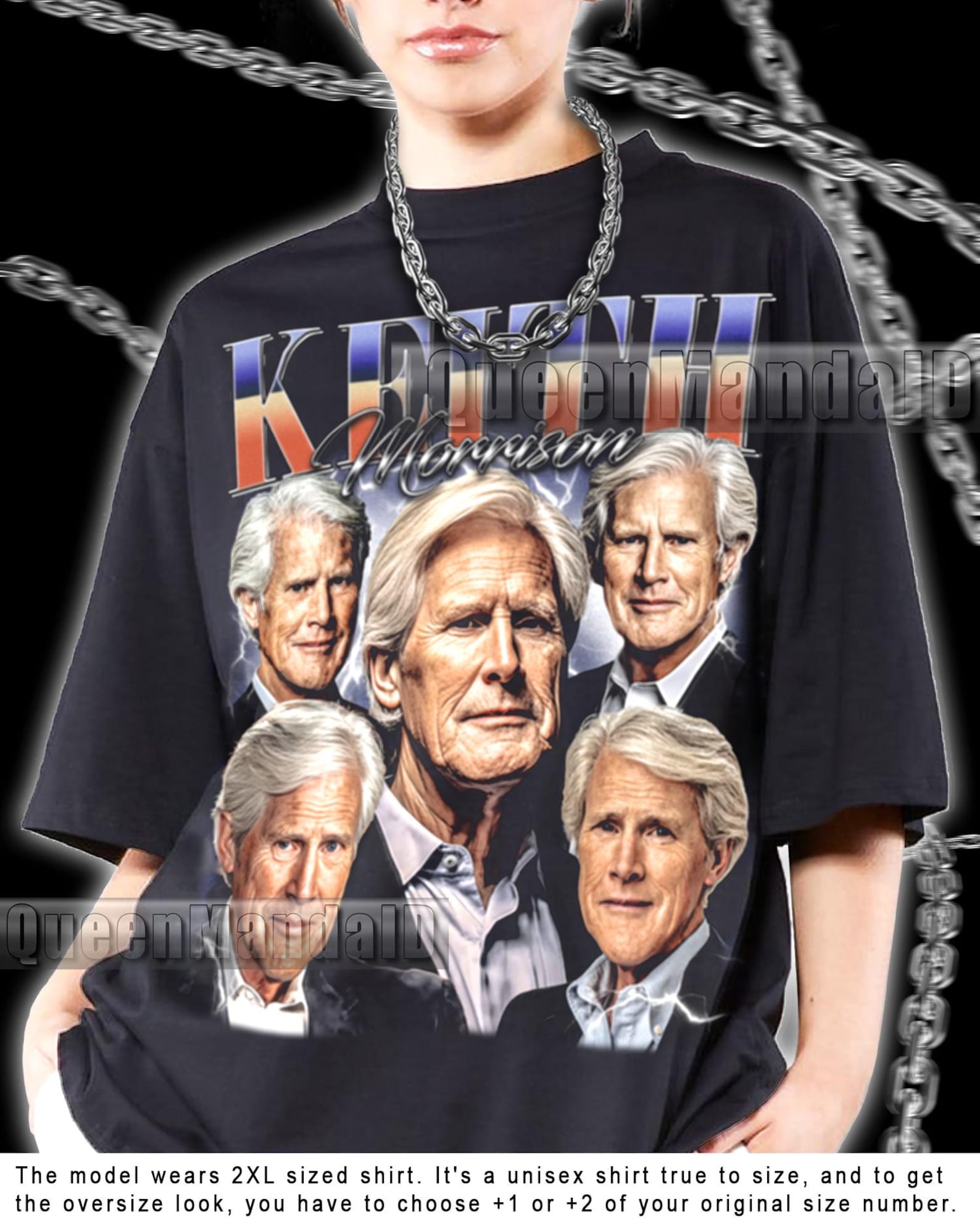 Keith Morrison 90s Retro Fan T-Shirt, Unisex Bootleg Style Tee PK133 S