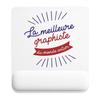 Mousepad - PLANETEE - Best World Graphic Designer - Multicolored - 22x18 Cm - Thickness 3 Mm