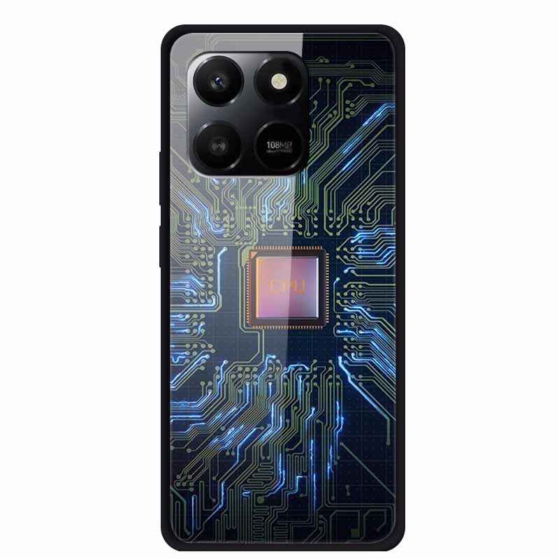 6.77" Glass Back Cover For Honor 400 Smart X7d 2025 Case Tempered Glass Case For Honor Play 10T 5G Case Protective Fundas Shells