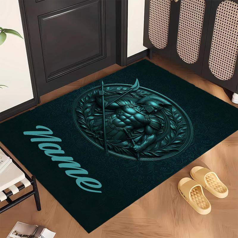 Viking Warrior (1) Personalized Name Office Carpet Stylish Decor for Living Room Bedroom Kitchen