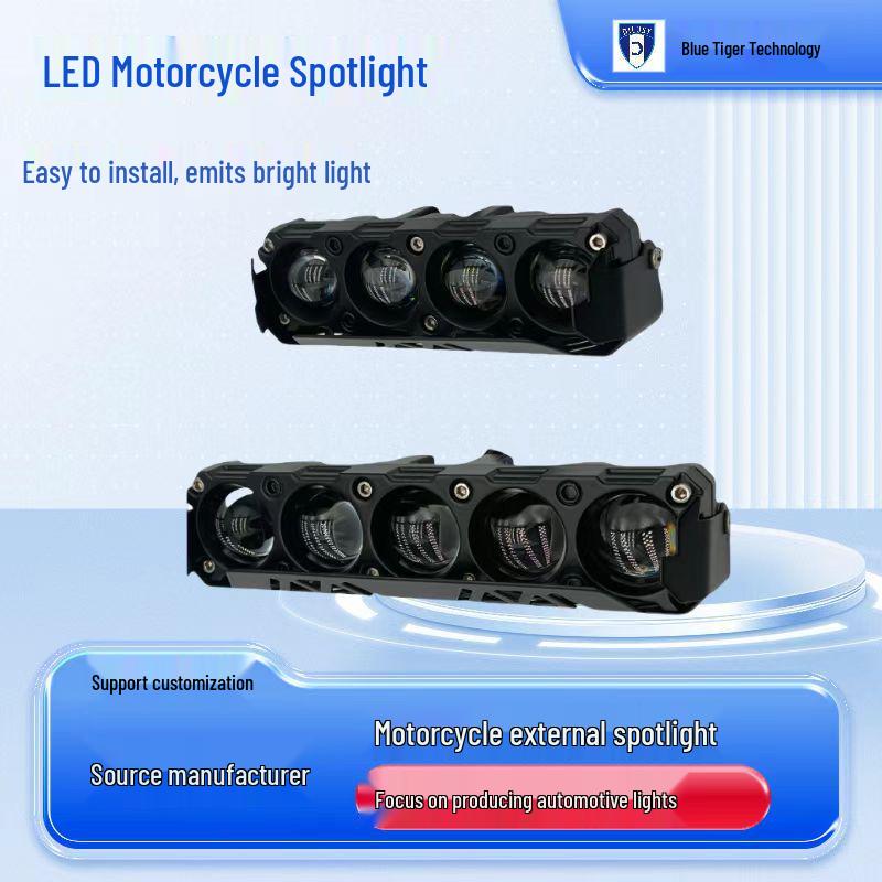 

Свет для электромотоцикла: Пятиглазый дизайн, сверхяркий светодиод, герметичный водонепроницаемый прожектор Four-eye spotlight