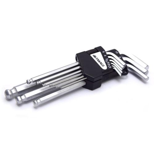 Takagi 9-Piece Hex Wrench Set with Magnet