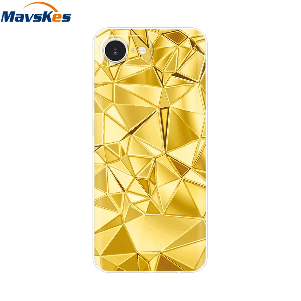 For iPhone 16e Case For Apple iPhone 16e Case Luxury Clear Painted Cover Case For iPhone 16e 16 E Coque Protective Cover Fundas