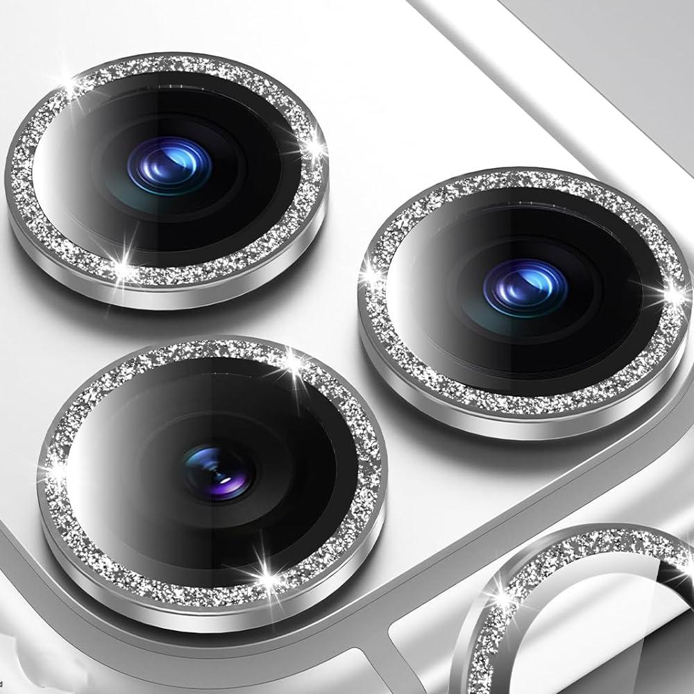 

Bling 9H Tempered Glass Camera Lens Protector for iPhone 17 Air 16 E 15 Plus 14 13 12 11 Pro Max 17E 17Pro Anti-Scratch HD Clear Protective Ring Cover iphone air