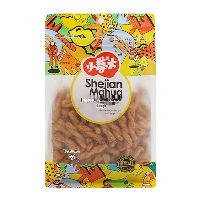 Crispy Black Raven Flavor Fried Dough Twist Snacks