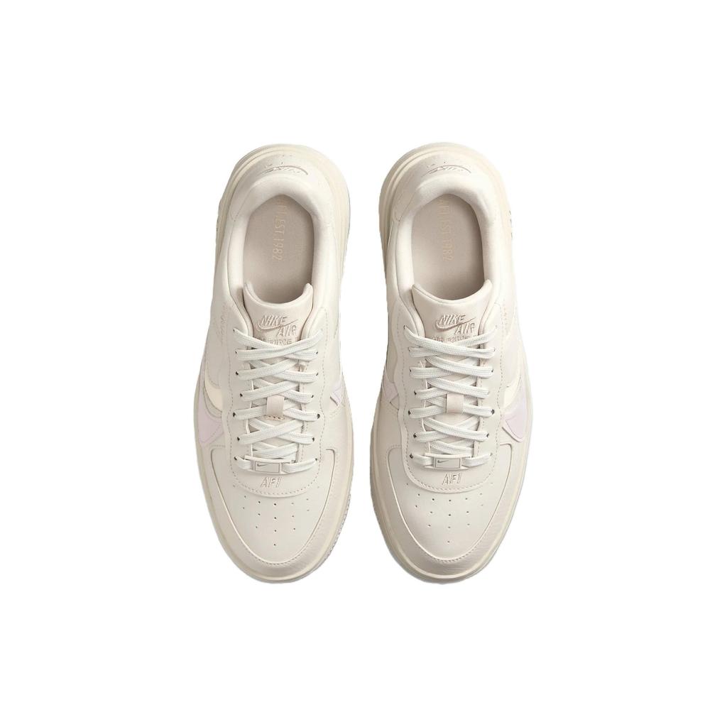 Nike Air Force 1 Plt AfOrm Comfortable Versatile Shock Absorbing Durable Low Top Sneakers Women sneakers Ivory DJ9946-108