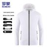 ROMON Men's Hooded UV Protection Sun Shirt