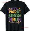Bruh Mardi Gras T Shirtns Boys Kids or Shirt Vintage Washed Breathable Comfortable Top For Everyday Wear Fashion Homme