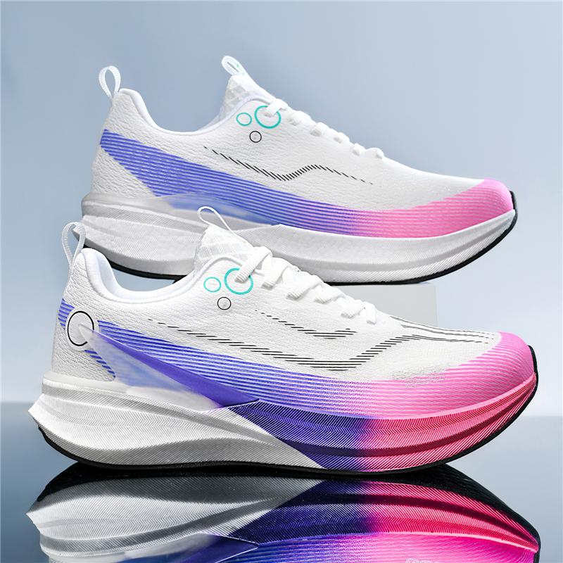 Unisex Sports Shoes Professional Running Breathable Anti Slip Lace Up Sports Training Outdoor Sneakers for Men Women