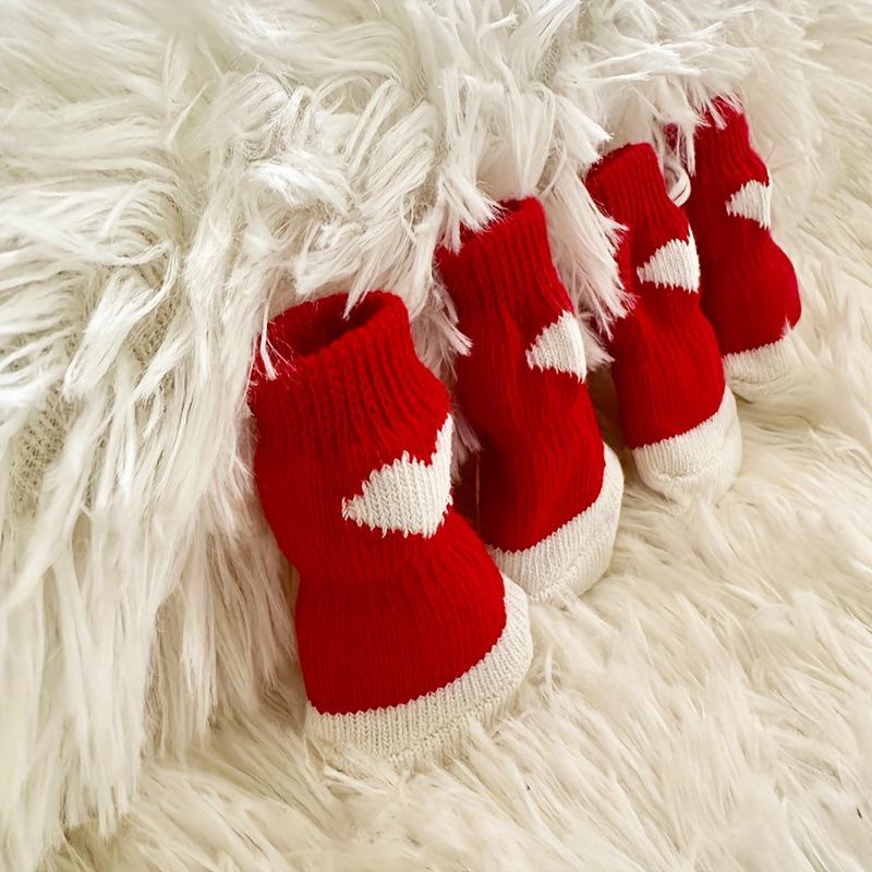 

Нескользящие носки для домашних животных для маленьких собак и кошек – Защита лап и ног от царапин и грязи M (Recommended for under 7 lbs)