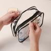 Transparent Zipper PVC Makeup Bag Organizer Box Men Women Travel Clear Cosmetic Bag Waterproof Toiletry Wash Make Up Bags