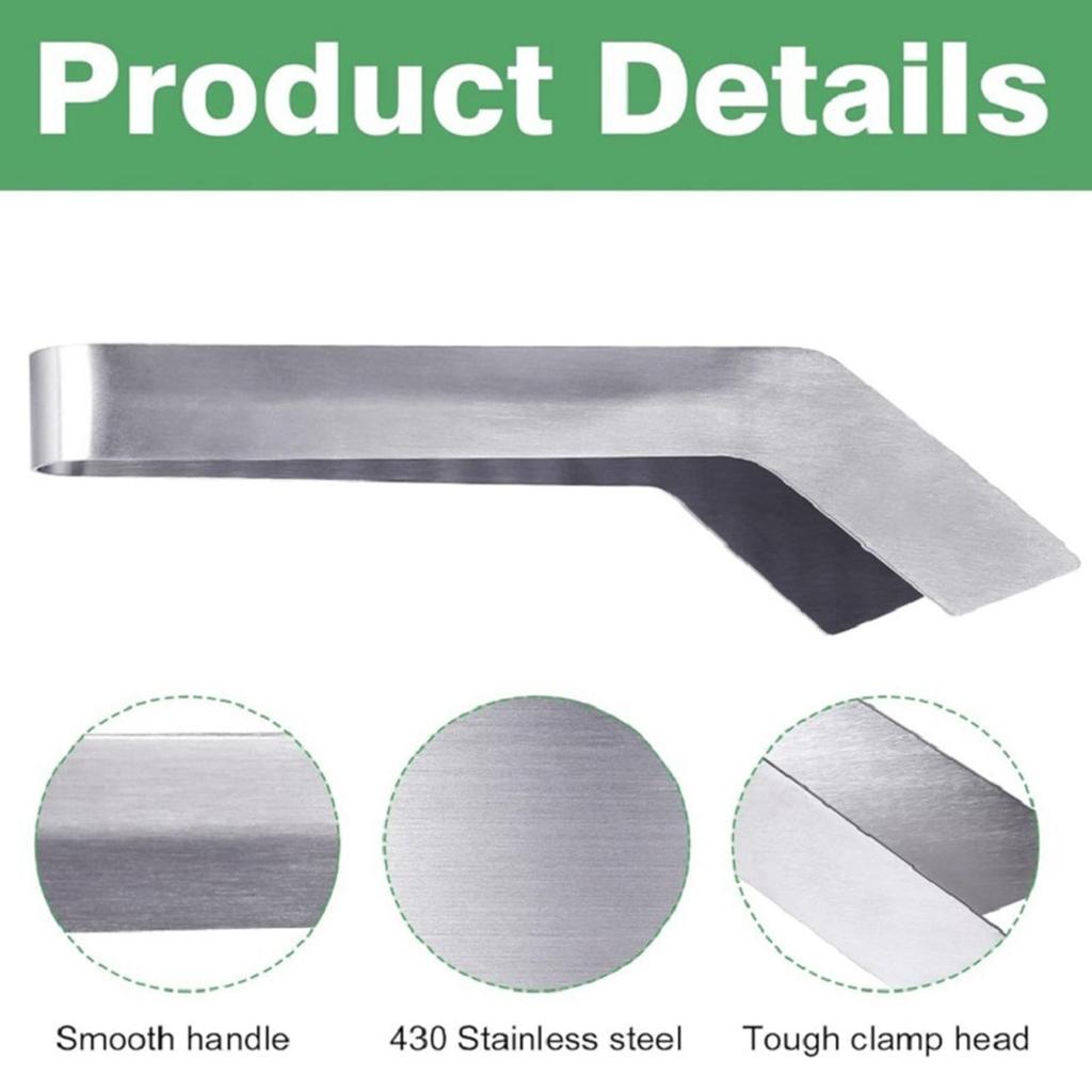 Seedling Transplant Tongs Stainless Steel Gardening Plants Transplant Tongs Seedling Remove Transplant Pliers for Reducing Root