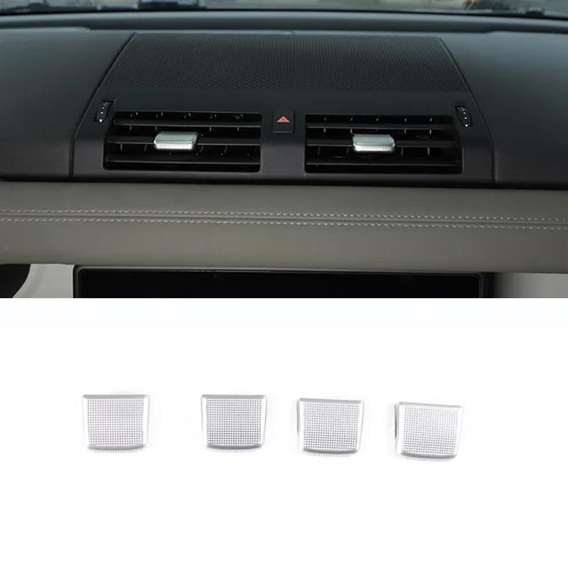 For Land Rover Defender 90 110 2020-2024 ABS Chrome Car Central Control Air Outlet Adjustment Lever Cover Decorative Accessories