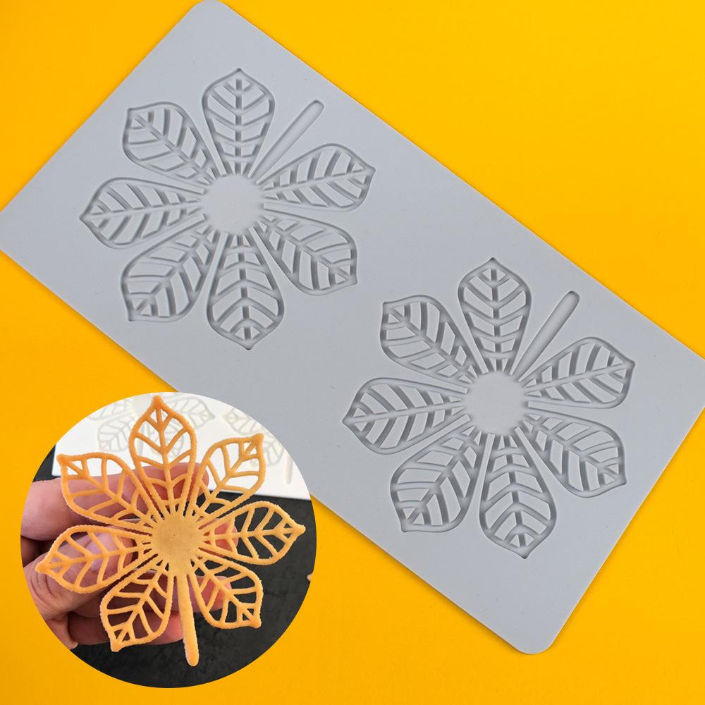 Verschiedene Blatt-Schmetterling Blume Silikon Kuchenspitze Form Schneeflocken Hirsch Form Fondant Form Kuchen Dekorationswerkzeug Küchenbackform