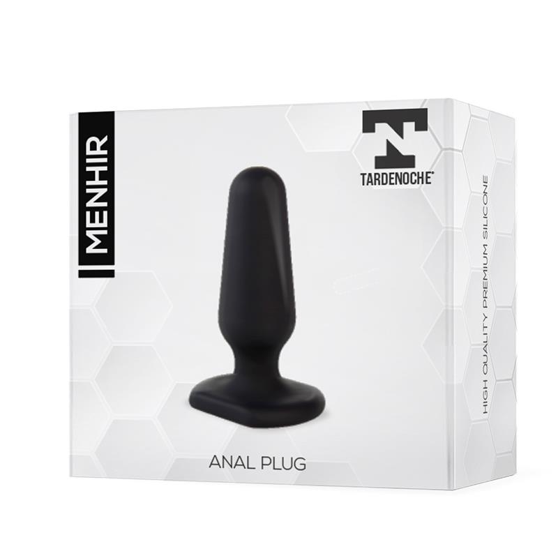 Menhir Anal Plug Silikon Schwarz