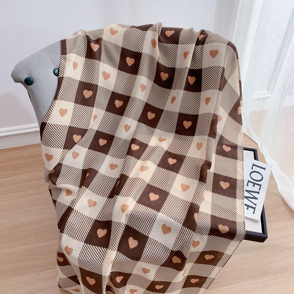 Geometric Chic Satin Scarf - Large, Luxurious Color Block Design - Imitated Silk, Windproof, Versatile Head Wrap & Beach Accessory for Travel Styling